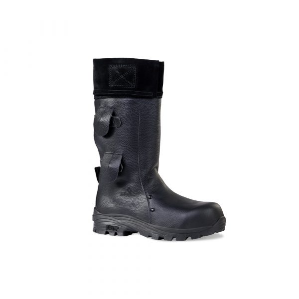 Vulcan High Leg Foundry Safety Boot Black
