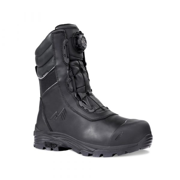 Manitoba Fur Lined Insole Safety Rigger Boot Black
