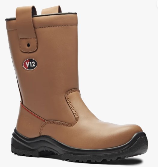Polar STS S1P Lined Rigger Boot Tan