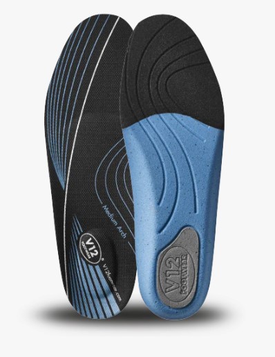 Men's Dynamic Medium Arch Insole Blue