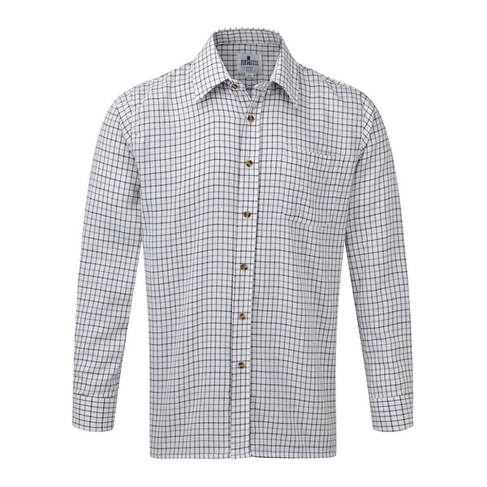 Fort Tattersall Shirt Blue
