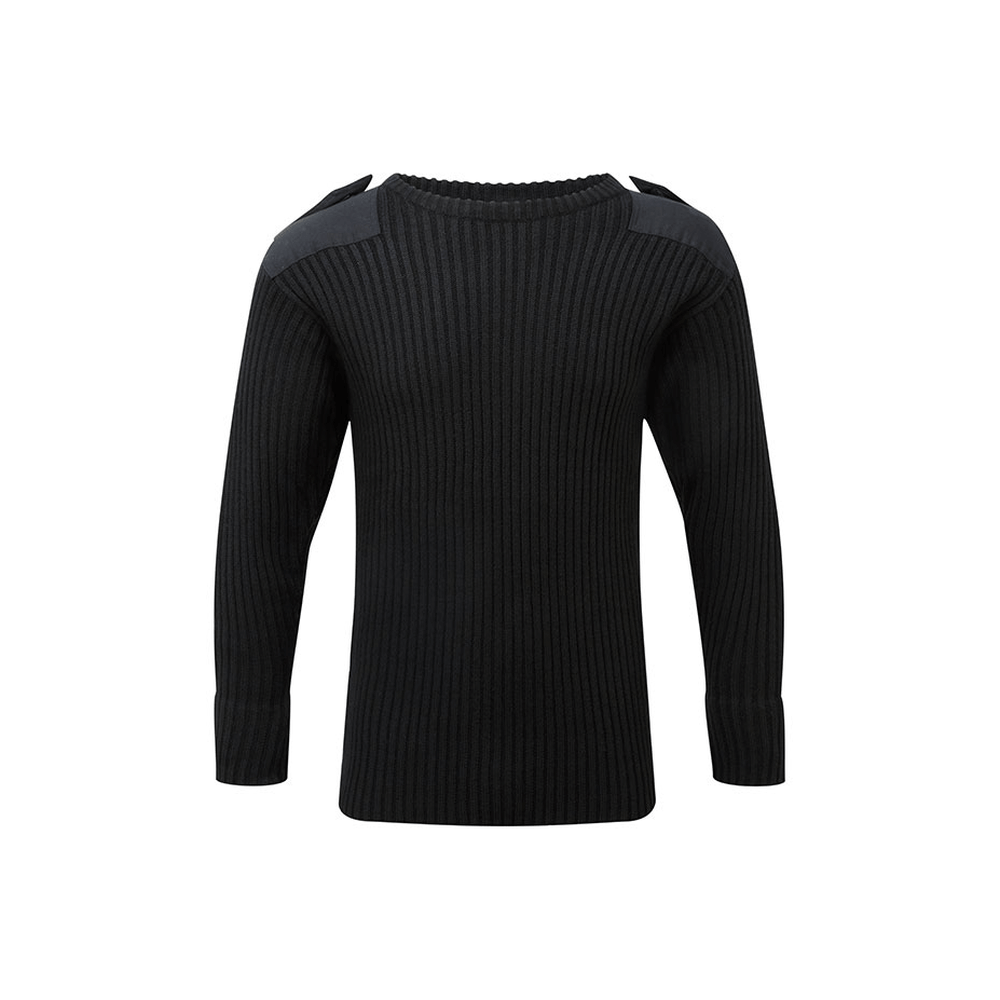 Fort Crew Neck Combat Jumper Black