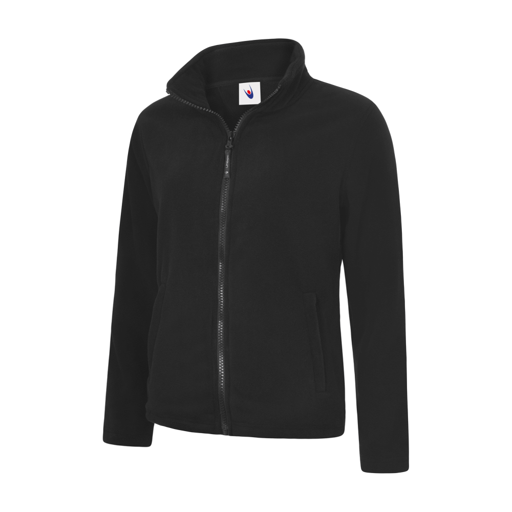 Ladies Classic Full Zip Fleece Jacket Black