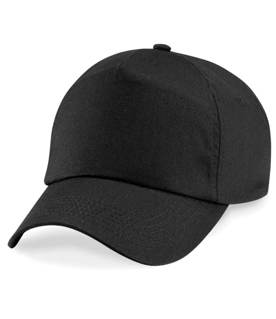 Beechfield Jersey Baseball Cap Black