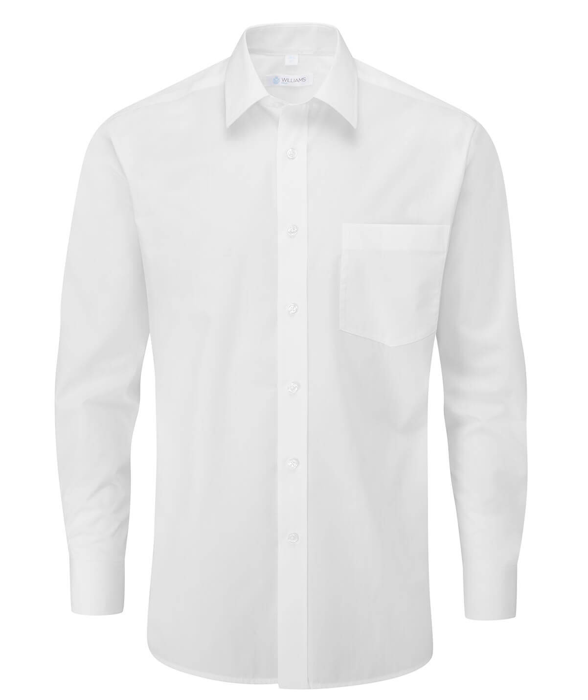 Men's Classic s Long Sleeve Shirt White