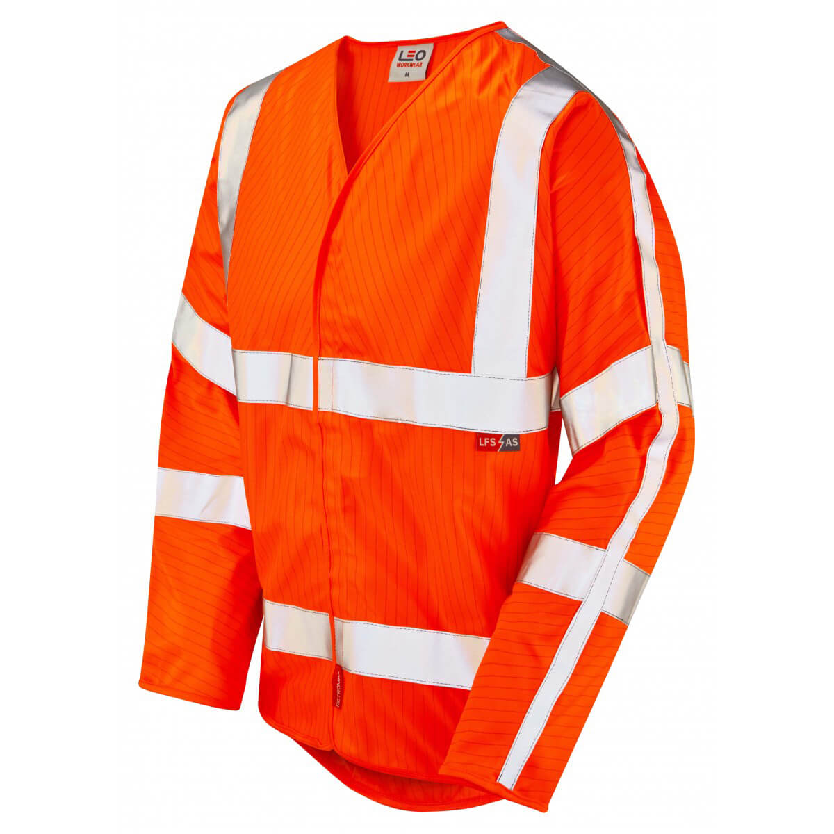 Meshaw ISO 20471 Class 3 LFS Anti-Static Sleeved Waistcoat Orange