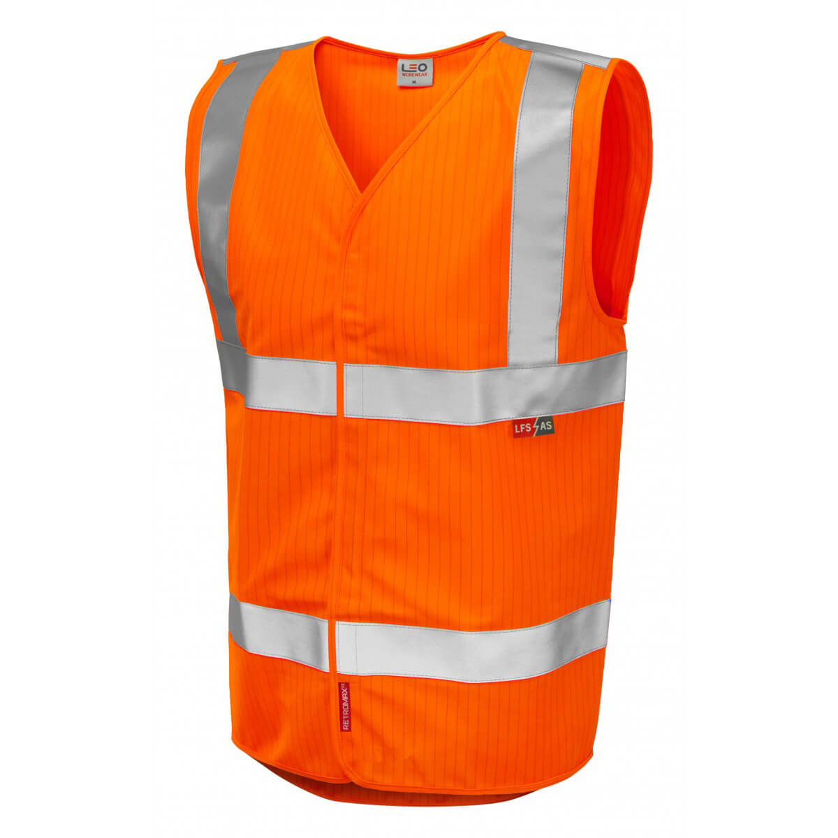 Clifton ISO 20471 Class 2 LFS Anti-Static Waistcoat Orange