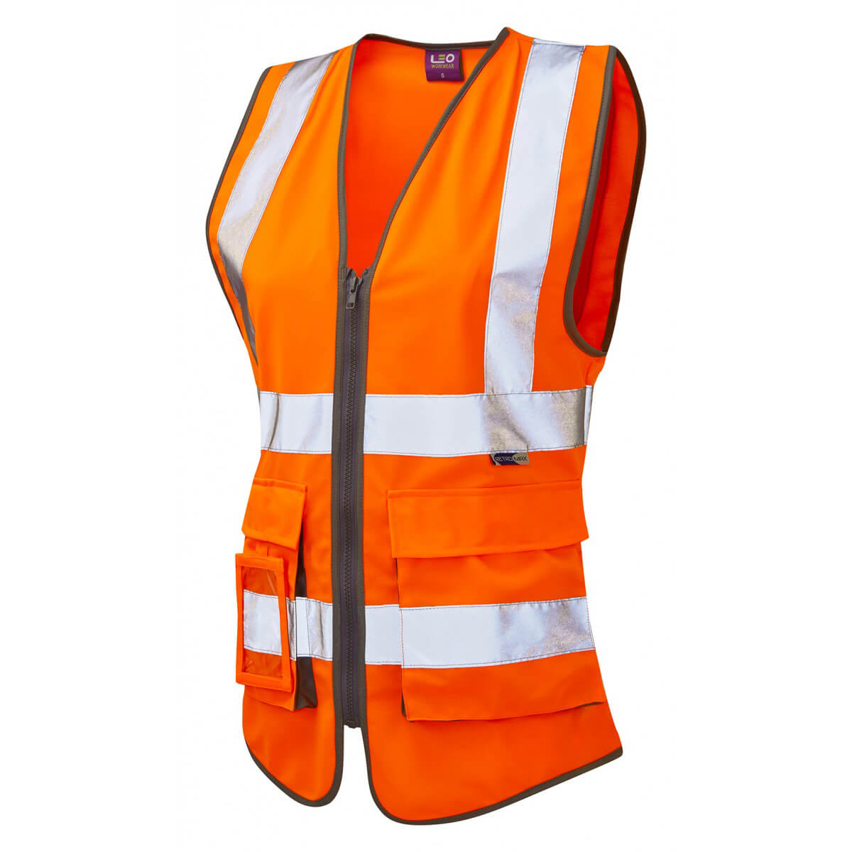 Lynmouth ISO 20471 Class 1 Women's Superior Waistcoat Orange